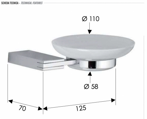 Мыльница Remer Flat FT10CR