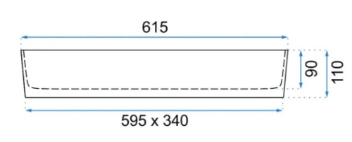 Умывальник Rea Denis U4800