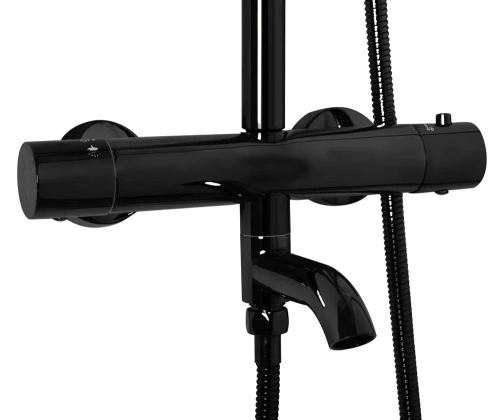 Душевая система Rea Lungo black metallic P8763