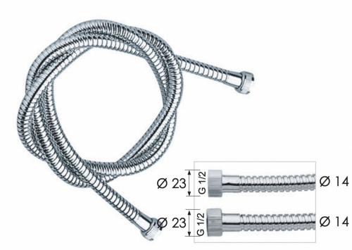 Шланг для душа 150 см Remer 333150