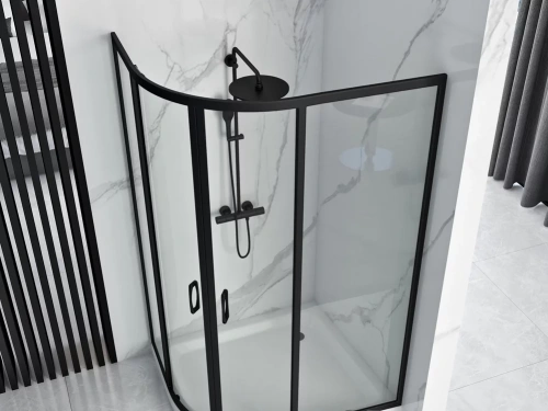 Душевой уголок Rea Look Black 80x100 K7900