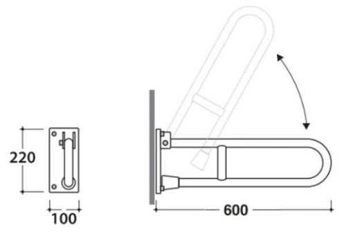 Опорный поручень Globo Ausilia DS121