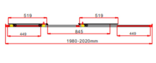 Душевая дверь Vincea Garda VDS-1G2200CL