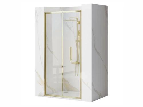 Душевая дверь Rea Rapid Fold gold 100 K4130