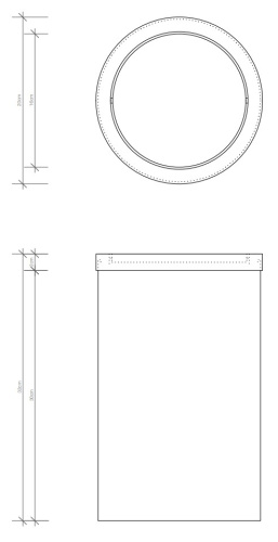 Корзина для бумаги Decor Walther DW 124 0607976