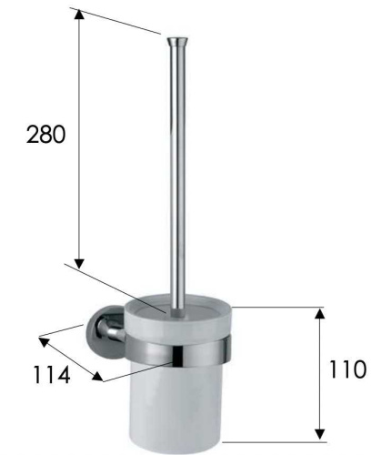 Ёршик Remer Guest GS66NO, черный матовый