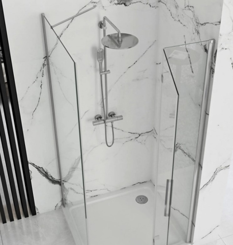 Душевая стенка Rea Molier Chrome 80 K8534