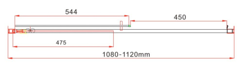 Душевая дверь Vincea Garda VDS-1G110CL