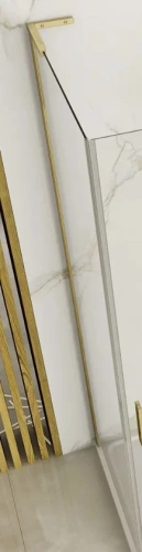 Душевая стенка Rea Hugo gold brush 90 K6613