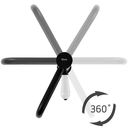 Смеситель для умывальника Rea Serra black matt B1141