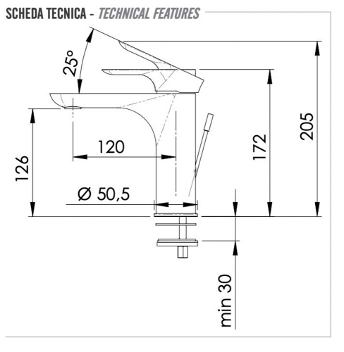 Смеситель для раковины Remer Infinity I10