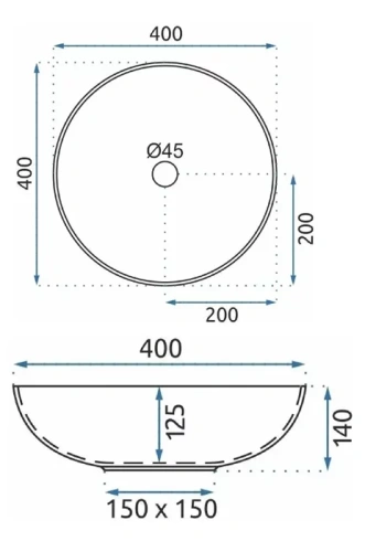 Умывальник Rea Mandala U7502