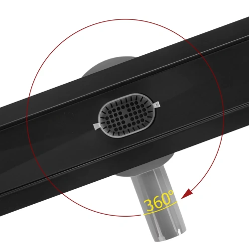 Душевой трап Rea Neox Pro black 700 G7802