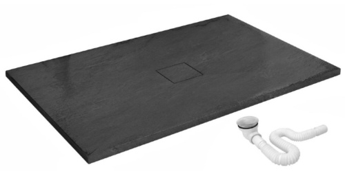 Душевой поддон Rea Black Stone 80x100 K9756