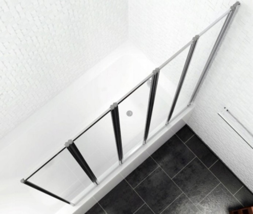 Шторка на ванную Rea Idea 120 W0850