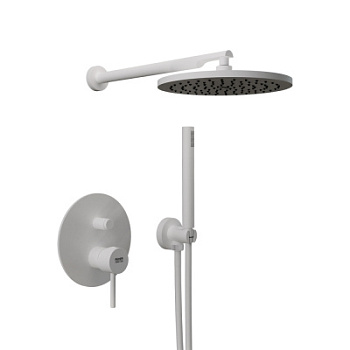 Душевая система Remer X Style X09S02OBO, белый матовый