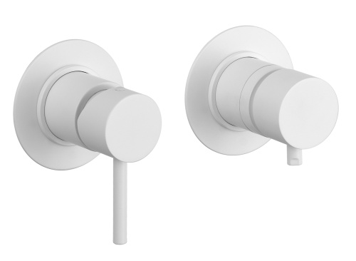 Смеситель для душа Remer X Style X96D3BO, белый матовый