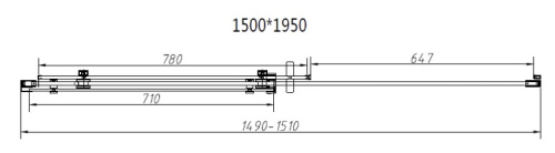 Душевой уголок Vincea Como-N VSR-4CN8015CGB