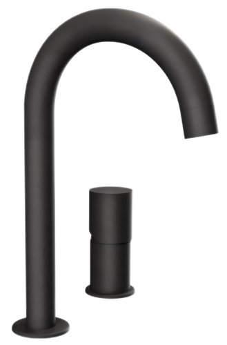 Смеситель для раковины Remer Edge EG557NO, черный матовый