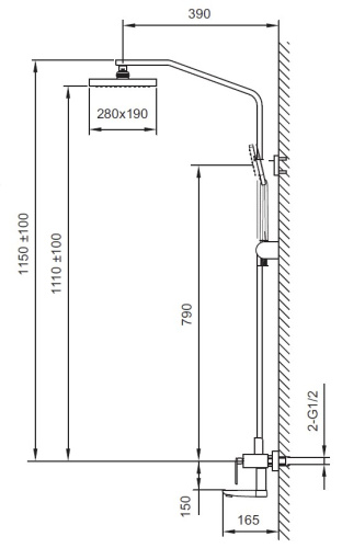 Душевая система Ahti Heinola HN403101