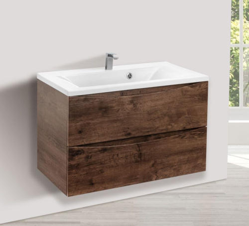 Тумба подвесная Vincea Mia 800 R.Wood VMC-2MA800RW