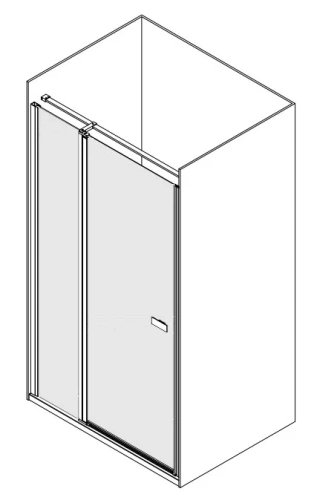 Душевая дверь Kolpa-San Andromeda N 160 silver brill transparent 516740