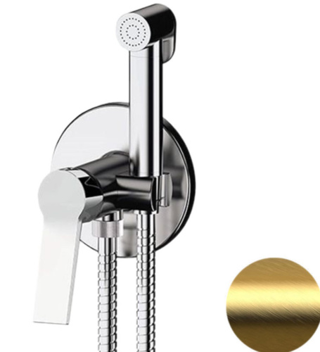 Гигиенический душ Remer Slash SL65WBG, золото брашированное