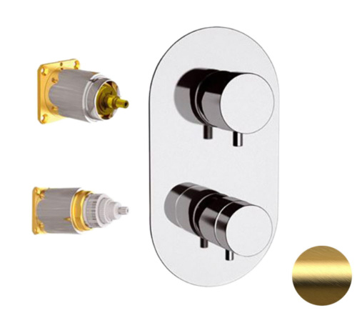 Смеситель для душа Daniel Suvi Thermo ST20612D2KBDP