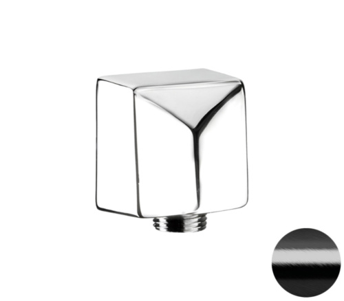 Шланговое подключение для душа Remer 309SCFP, черный брашированный хром