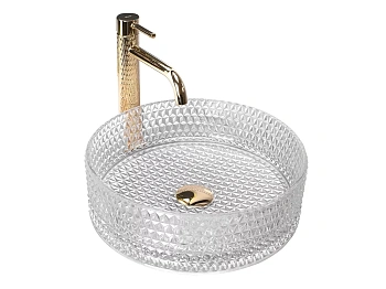 Умывальник Rea Cristal Transparent U9670