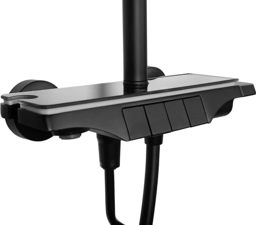 Душевая система Rea Savio black matt P8410