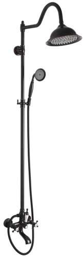 Душевая система Rea Bergamo Black matt P5001