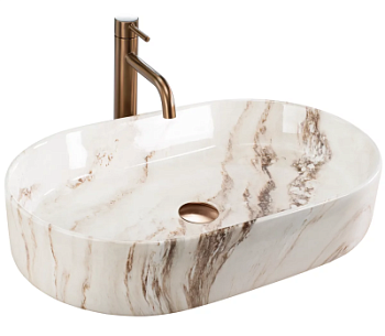 Умывальник Rea Nadia 60 Marrone U9239