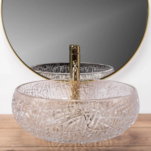 Умывальник Rea Ice Transparent U5070