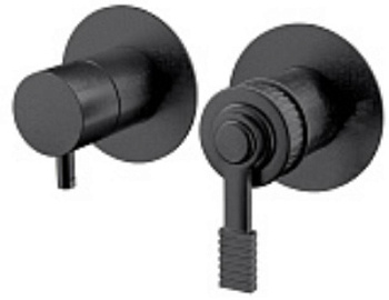 Смеситель для душа Remer Atelier AL92ZPCFP, черный брашированный хром