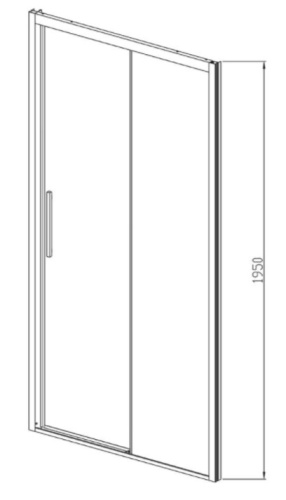 Душевая дверь Vincea Soft VDS-3SO110CL