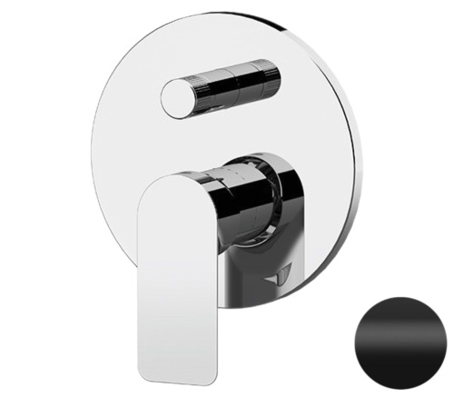 Смеситель для душа Remer Infinity I09HNO, черный матовый