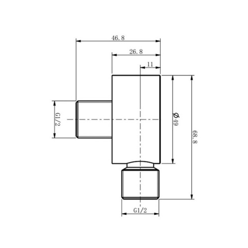 Душевой штуцер Caprigo 99-590-VOT