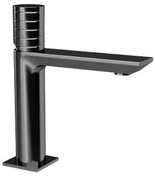 Смеситель для раковины Remer Edge EG610CFP, черный брашированный хром