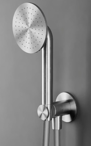 Ручной душ с держателем и выпуском QuadroDesign 1266AS