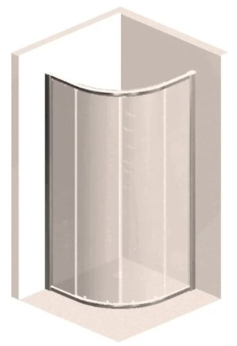 Душевой уголок Vincea Garda VSQ-1G100CL