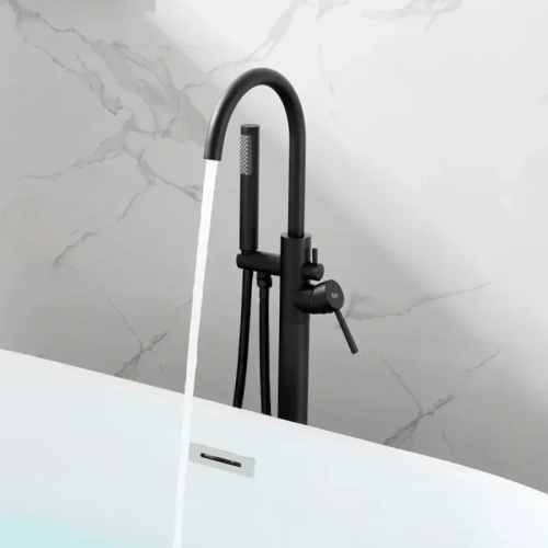 Смеситель для ванны Rea Lungo black matt B7496