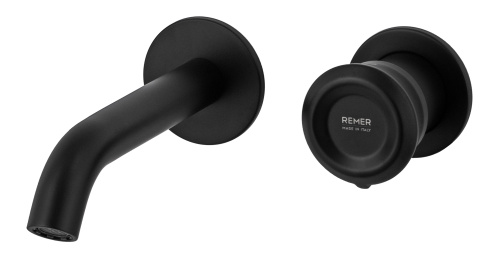Смеситель для раковины Remer Element ET15PNO, черный матовый