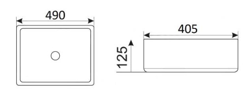 Умывальник CeramaLux 9132