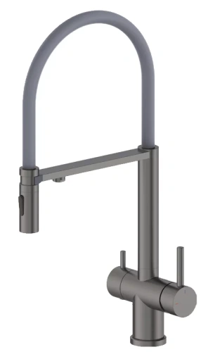 Смеситель для мойки Vivi Felice 1314 Gg Gun Metal grigio