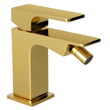 Смеситель для биде Remer Absolute AU20DO, золото глянцевое