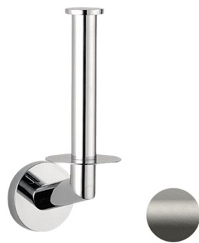 Бумагодержатель Remer Guest GS62NPO, никель матовый брашированный