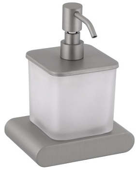 Дозатор Remer Lounge LN13NPO, никель матовый брашированный