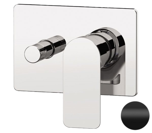 Смеситель для душа Remer Infinity I09HRGNO, черный матовый