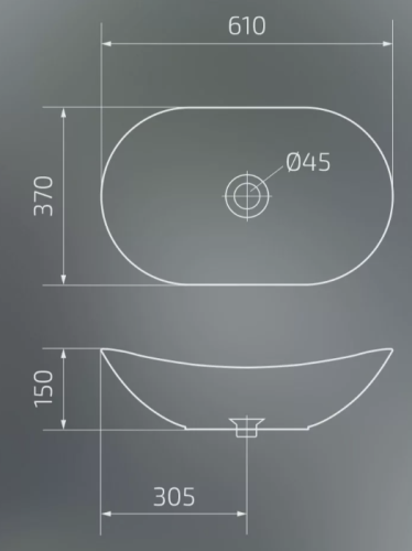 Умывальник Gid Gd9811